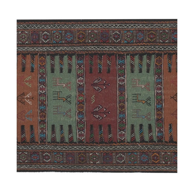 Animal Soumac Kilim Rug 3'4'' X 5'4'' For Sale - Image 4 of 13