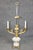 Metal Pair French Louis XV Style Bronze Ormolu & Rock Crystal Lamps For Sale - Image 7 of 14