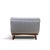 Adrian Pearsall for Craft Associates Mid Century Walnut Rocking Wave Chaise Lounge Chair For Sale In Chicago - Image 6 of 9