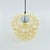 1970s Mid-Century Modern Amber Bubble Glass Pendant Light by Helena Tynell for Limburg, Germany, 1960s For Sale - Image 5 of 8