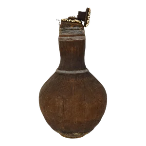Early 19th Century Lidded Basket Gourd