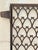 Brown Antique French Art Nouveau Wrought Iron "Repeating Arch" 55x48 Garden Entry Gate For Sale - Image 8 of 18
