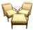 Vintage Bamboo Set of Two Chair and One Ottoman . Ficks Reed Style. For Sale