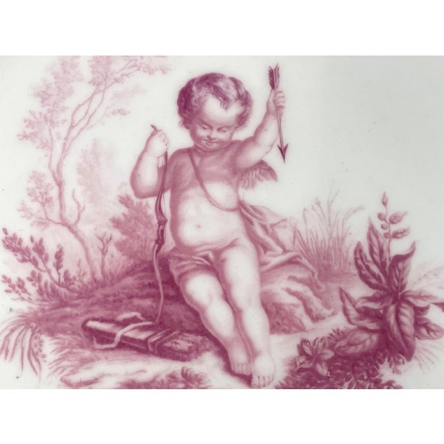 Pair of Antique Hand Painted Porcelain Minton John Mortlock Cherub Putti Bowls For Sale - Image 12 of 12