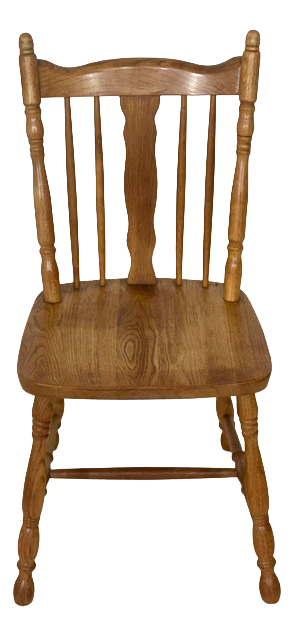 Country-Style Dining Chair in Wood