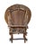 Vintage Adirondack Bent Willow, Velvet Mohair-Upholstered Chaise Lounge For Sale - Image 4 of 10