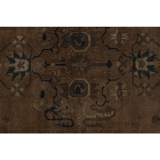Textile Antique Turkish Isparta Rug With Geometric Floral Patterns For Sale - Image 7 of 8