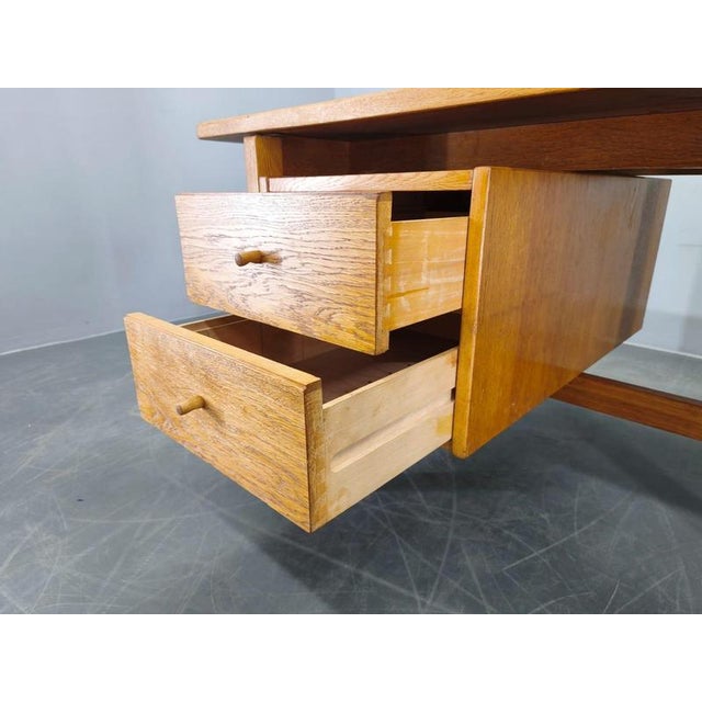 Exceptional danish modern writing desk designed by hans j. Wegner for getama, model ge125, produced in denmark during the...