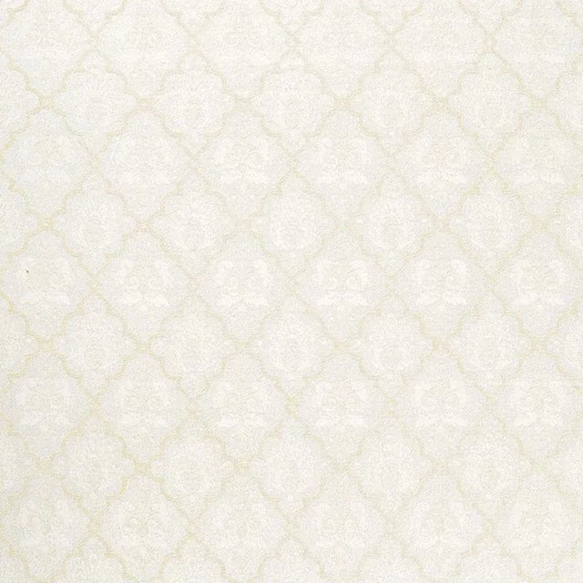 Schumacher X Timothy Corrigan Hedgerow Trellis Indoor & Outdoor Fabric in Ivory For Sale