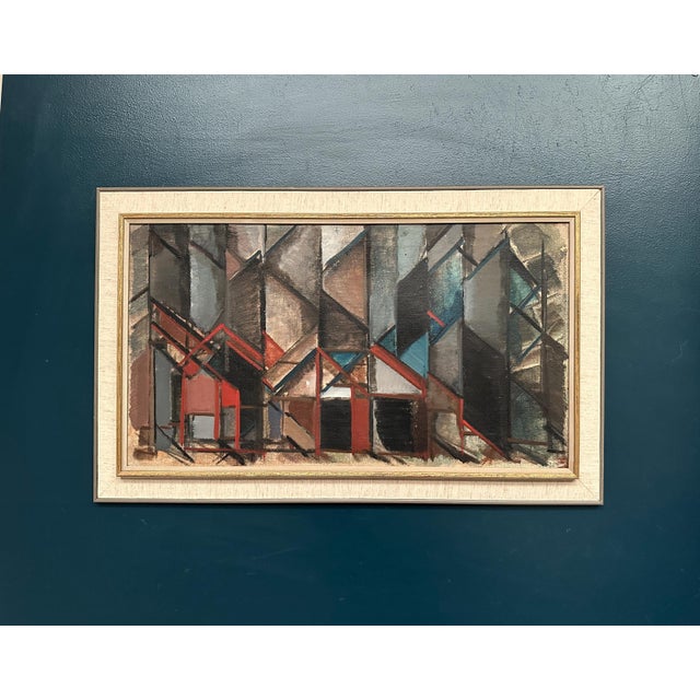 Carl Köhler, Diagonal Rooms, 1950s, Oil on Canvas, Framed For Sale - Image 18 of 18