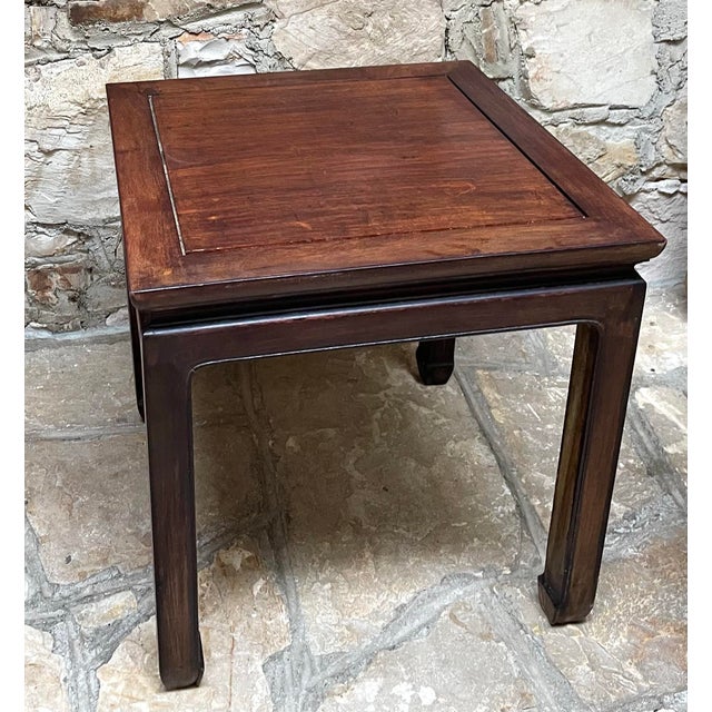 Vintage Ming Style Side Table For Sale - Image 4 of 8