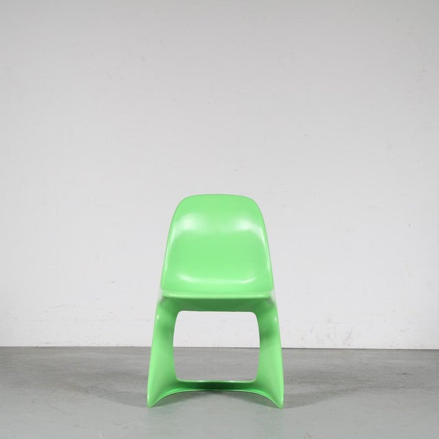 Casala German Casalino Chair in Green by Alexander Begge for Casala For Sale - Image 4 of 11