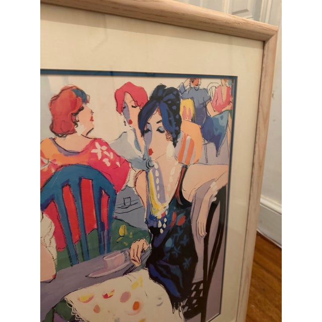 Isaac Maimon 1970s Isaac Maimon “Women at the Cafe” Print For Sale - Image 4 of 6