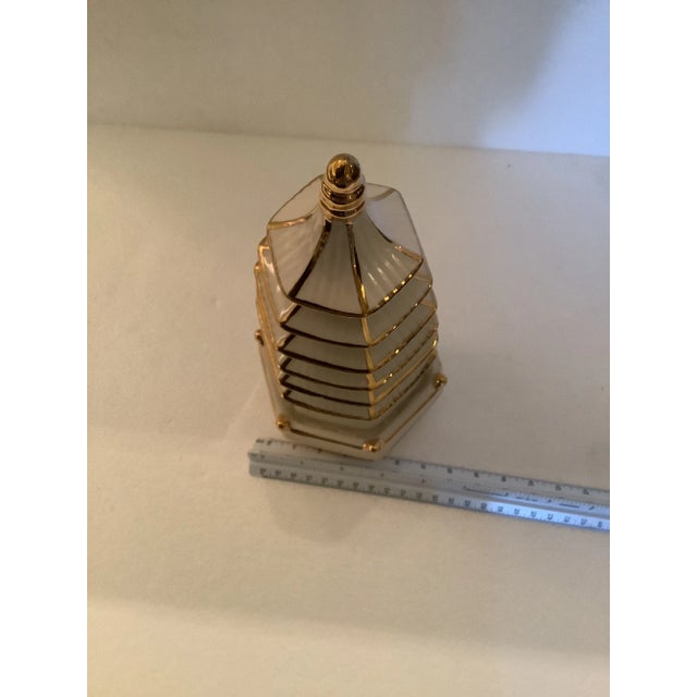 Chelsea House Inc Chelsea House Small Pagoda Sculpture With Gold Accents For Sale - Image 4 of 8