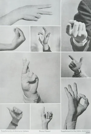 Bruno Munari Supplemento Al Dizionario Italiano 2012 Poster