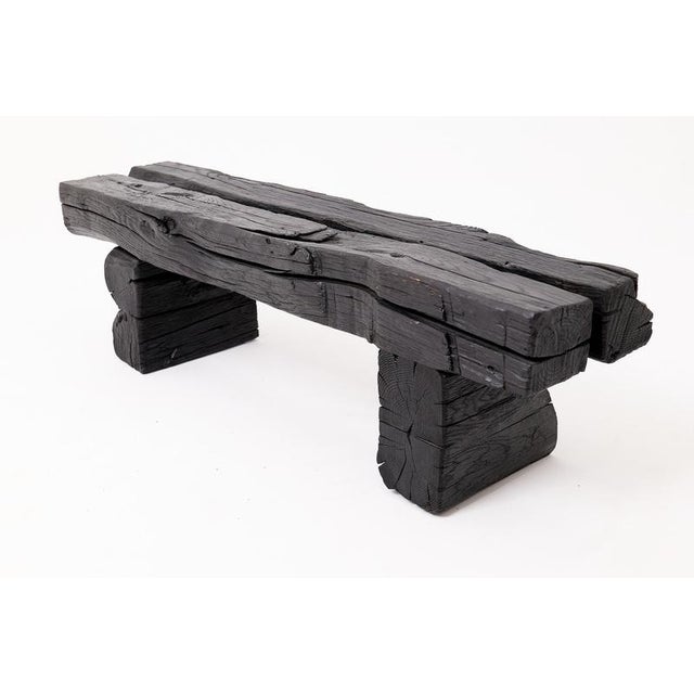 Garden Bench by Logniture For Sale - Image 13 of 16