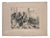 Denis Auguste Marie Raffet, Allocation, Original Lithograph, Early 19th-Century For Sale