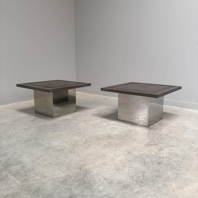 Brutalist Stone Coffee Tables by Peter Draenert, 1970s, Set of 2 For Sale - Image 4 of 17