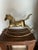 Metal Vintage Mid 20th Century Solid Brass Extra Large Rocking Horse For Sale - Image 7 of 7