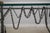 Regency Style Iron Brass & Glass Top Rams Head Console Table For Sale - Image 10 of 15