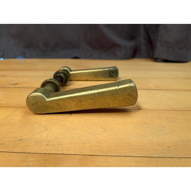 Bauhaus Door Handles, 1930s, Set of 2 For Sale - Image 9 of 10