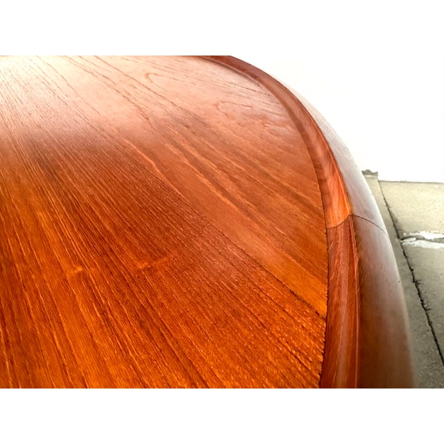 Minimalist Teakwood Coffee Table with Reversible Formica Table Top by Ejvind A. Johansson for Ludvig Pontoppidan, Denmark, 1955 For Sale - Image 13 of 16