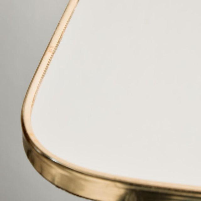 Gold Vintage Metal Framed Mirror, 1960s For Sale - Image 8 of 9