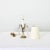 19th Century French 19th Century Petite Brass and Crystal Table Lamp For Sale - Image 5 of 8