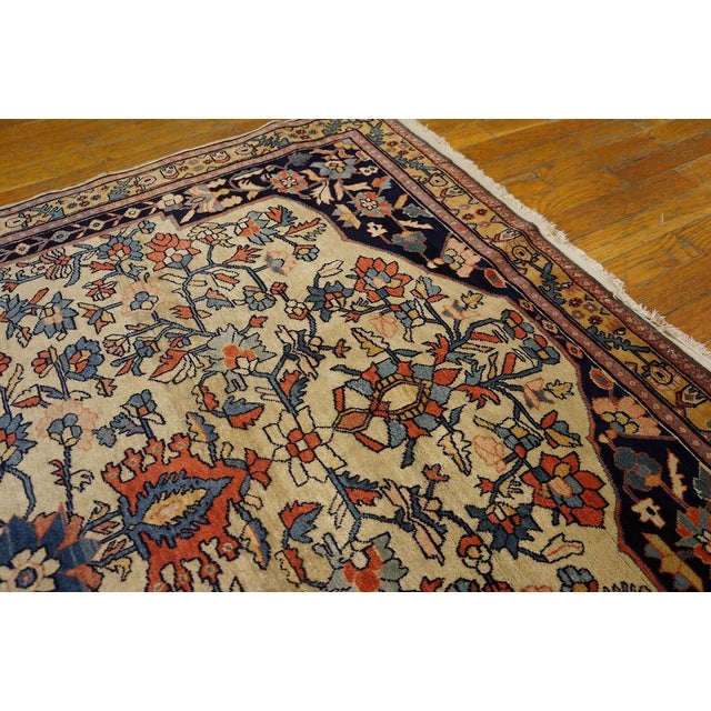 19th Century Persian Sarouk Farahan Carpet ( 4' x 4'10" - 122 x 147 )