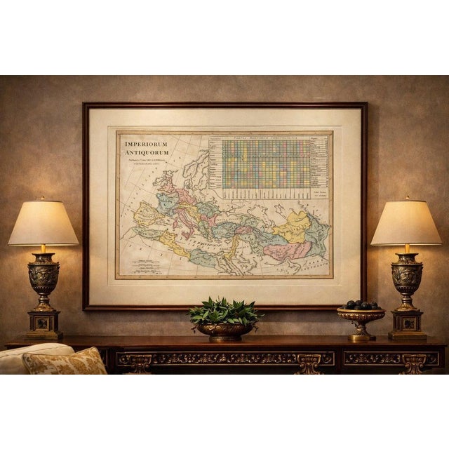 Antique Map of Ancient Empires – Imperiorum Antiquorum, Wilkinson 1821 This finely engraved and beautifully hand-colored...