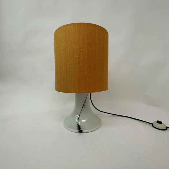 Black Glass Table Lamp from Peill & Putzler, 1970s For Sale - Image 8 of 8