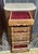 Art Nouveau Italian Modern Sculptural Eight Drawer Chest With Travertine Top & Removable Velvet Jewelry Trays, c.1970 For Sale - Image 3 of 6