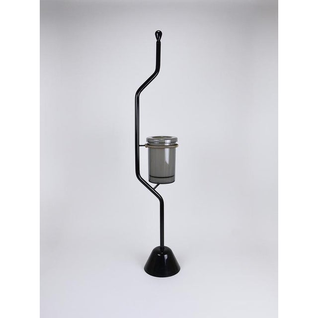 Brown Servino Wine Ice Bucket by Achille Castiglioni for Zanotta, Italy, 1987 For Sale - Image 8 of 17