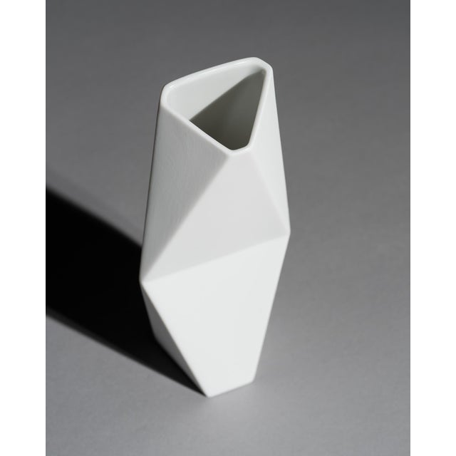 Surface Bisque Porcelain Vases by Achim Haigis for Rosenthal, 2007, Set of 2 For Sale - Image 11 of 12