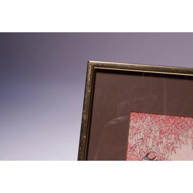 Vintage Southeastern Asian Figural Ink and Watercolor For Sale - Image 9 of 12