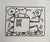 Keith Haring – "DJ 84", 1983. A vibrant and dynamic print by the legendary artist, known for his bold lines and energetic...