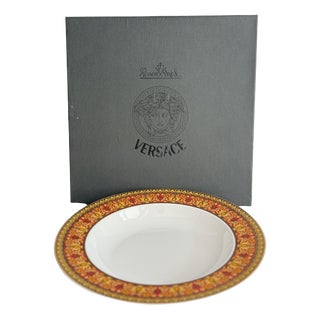 Medusa Rim Soup Plate by Versace for Rosenthal, 1990s For Sale