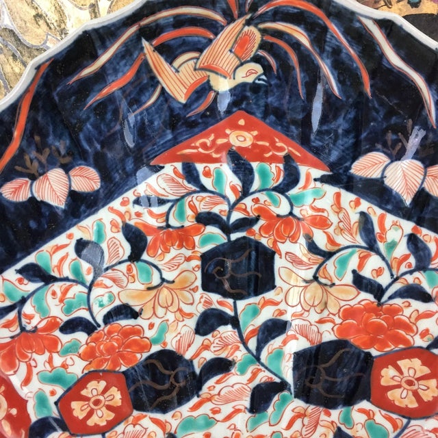 Japan Imari Porcelain Dish, 1850 For Sale - Image 3 of 8