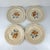 Ceramic Dessert Plates with Floral Motif from Sarreguemines, 1920s, Set of 4 For Sale - Image 7 of 10