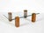 Coffee table is a table designed by Edoardo Detti, Italy 1960s. Dimensions: Cm 140,00 x 39,00 x 73,00. Glass and wood....
