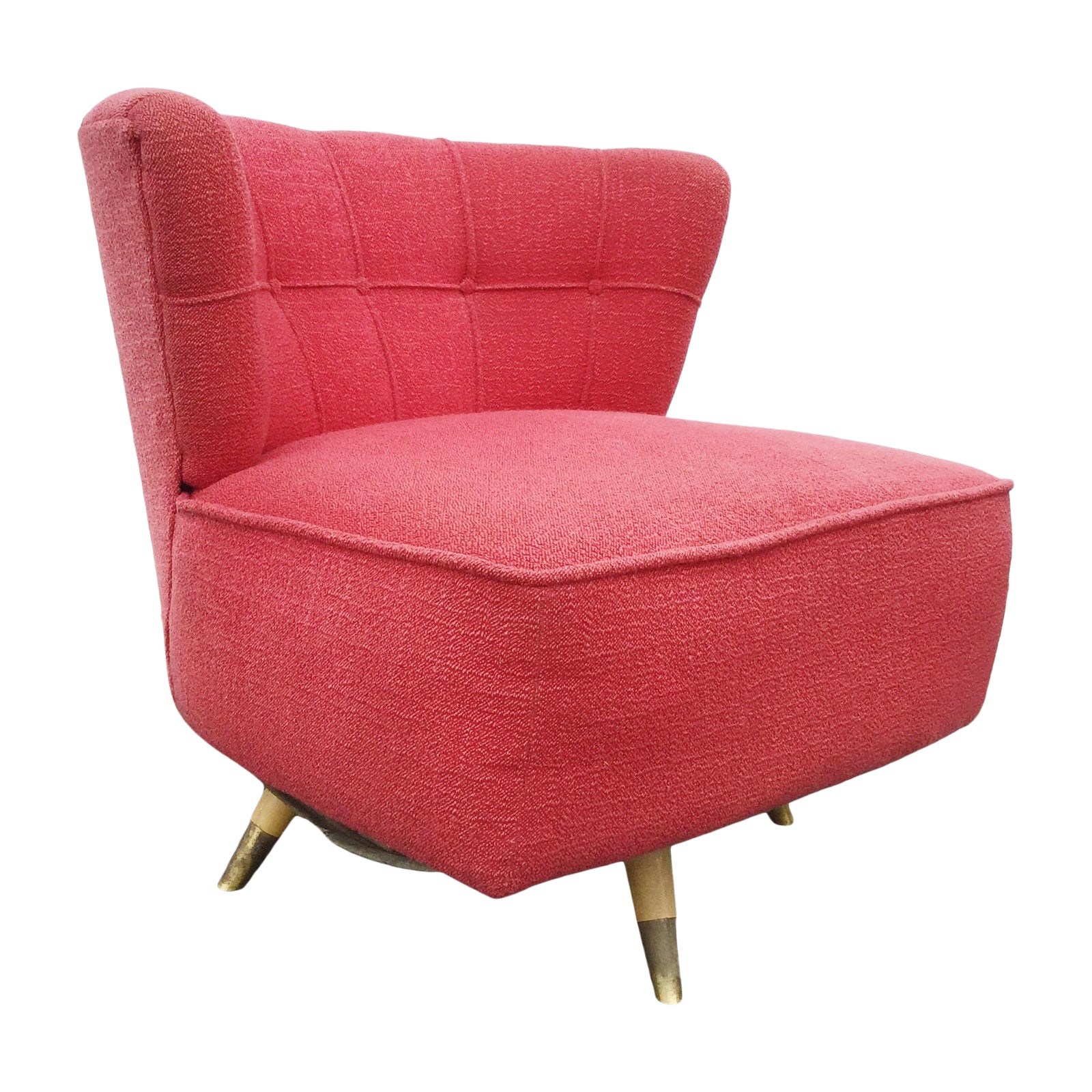 Kroehler Atomic Age Swivel Chair | Chairish