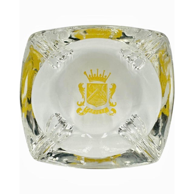 Vintage the Carlyle Hotel Nyc Ashtray Dish Catchall Glass New York City For Sale - Image 12 of 12