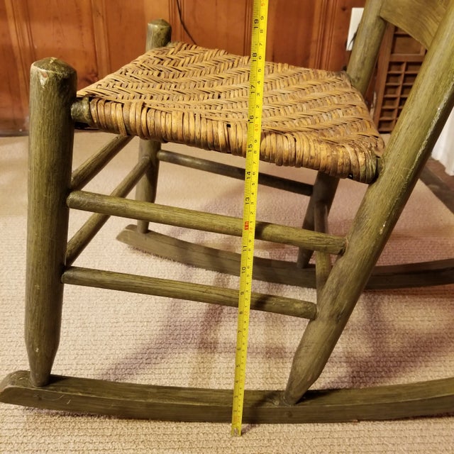 1920s Children's Vintage Rocking Chair For Sale In New York - Image 6 of 8