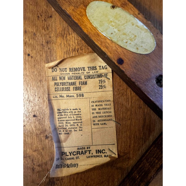 Early Norman Cherner Side Chairs for Plycraft, Set of 6 — Rare "Bernardo" Label, Circa 1958–1963 For Sale - Image 9 of 13