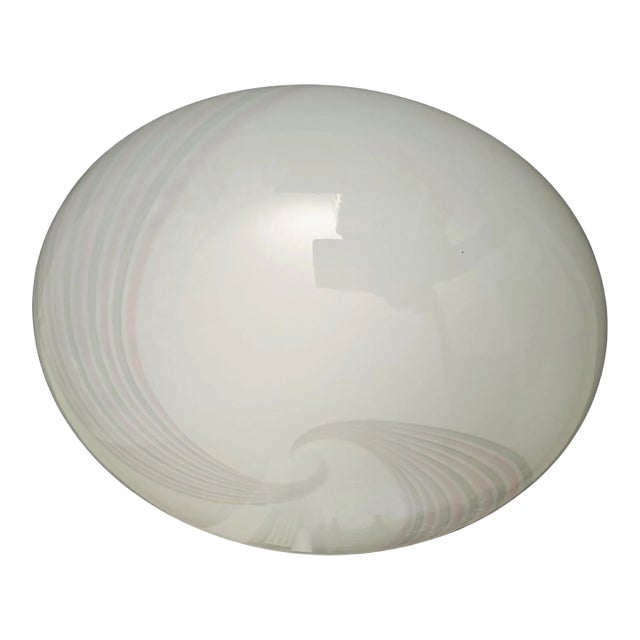1960s Murano Spiral Flush Mount For Sale