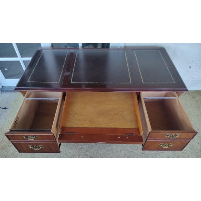 1980s Hekman Writing Desk For Sale - Image 12 of 13