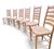 Vintage French Farmhouse Ladderback Dining Chairs in Oak with Rush Seats, 1950s, Set of 4 For Sale - Image 12 of 13