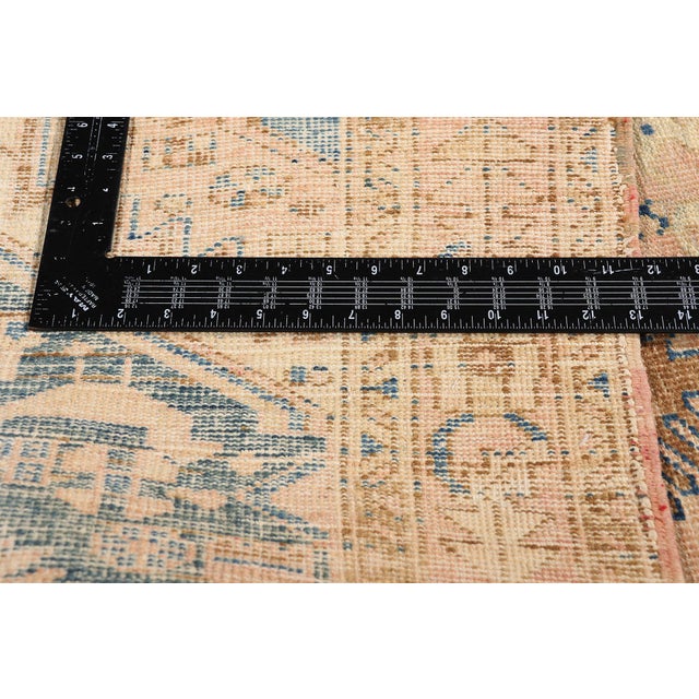 Textile Vintage Persian Heriz Rug Runner, 03'03 X 10'00 For Sale - Image 7 of 10