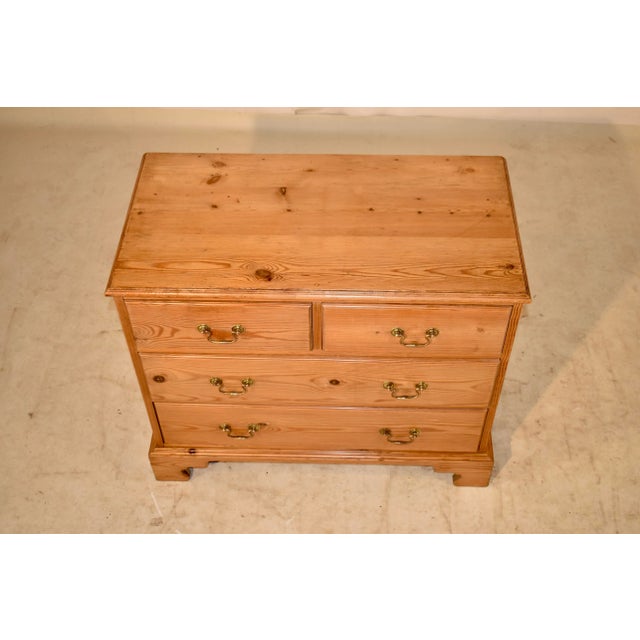 Wood English Pine Chest of Drawers, Circa 1950 For Sale - Image 7 of 9