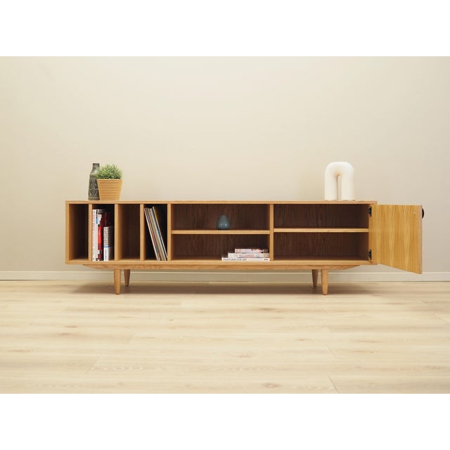 Scandinavian Yellow Oak Sideboard For Sale - Image 3 of 11